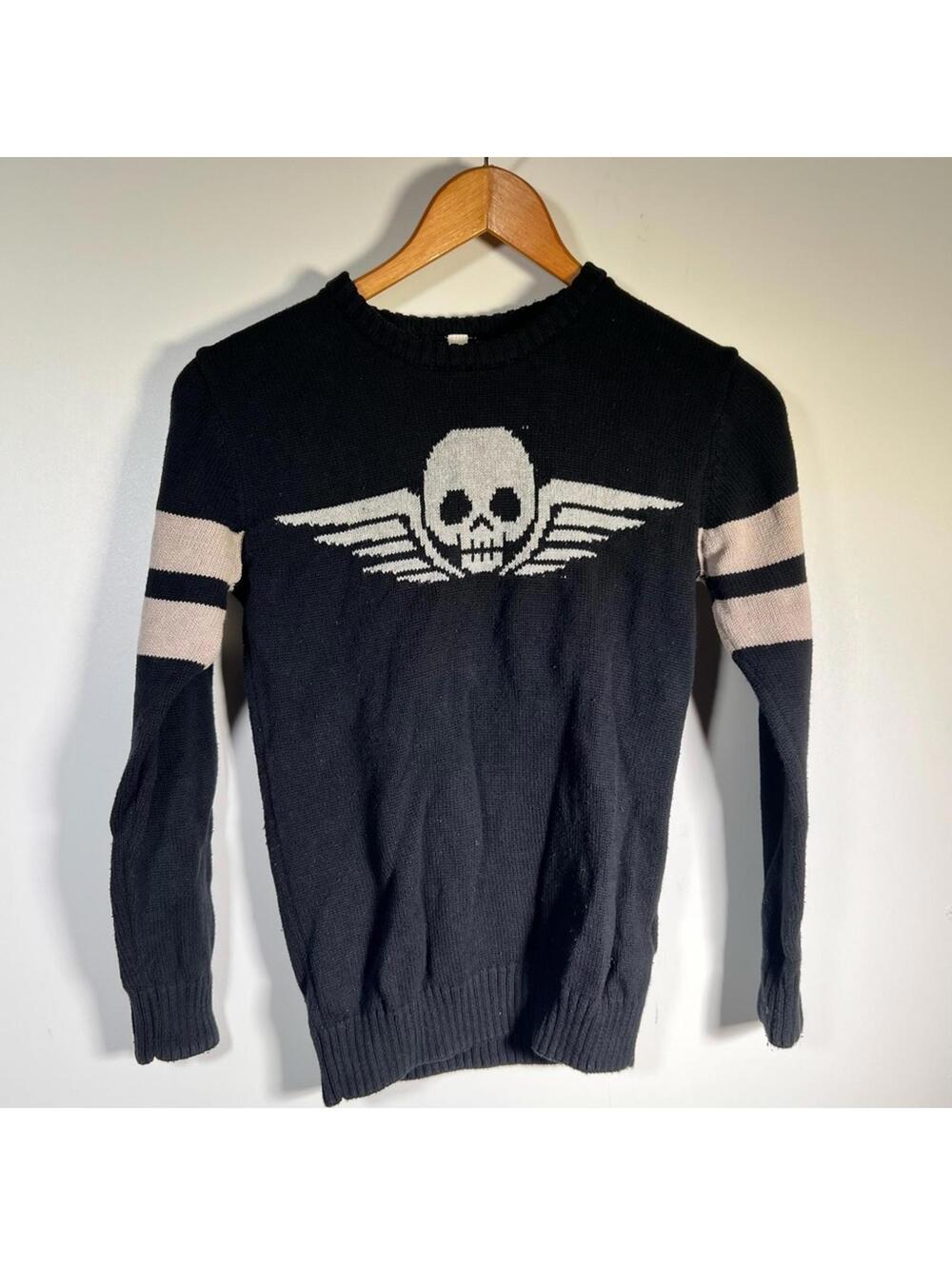 Nevada Kids Skull Sweater Black – Size 7/8 (Approx)